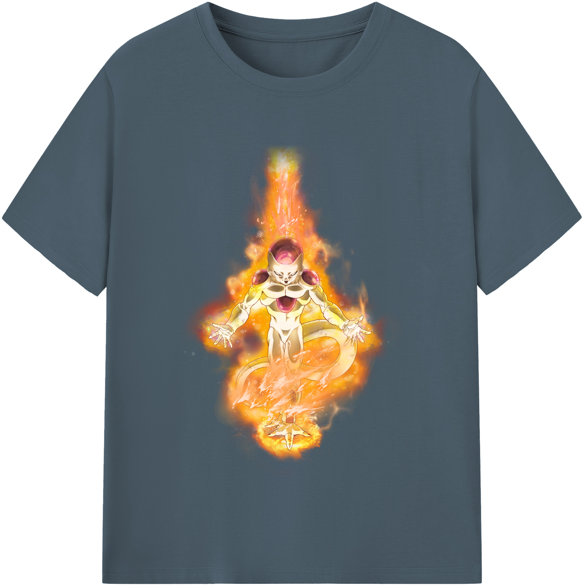（画像用） ドラゴンボール フリーザ DRAGON BALL Frieza 綿100％半袖Tシャツ（フロントプリント）